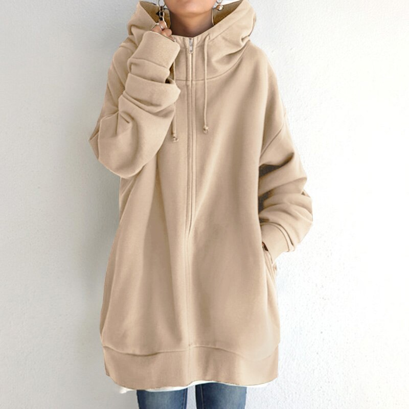 Oversized Winter Pullover Hoodie - Cassandra 1