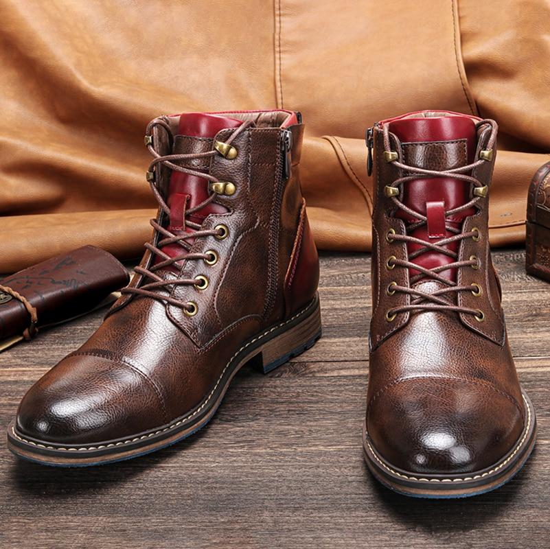 OxfordElegance | Timeless Stylish Mens Leather Dress Boots for Modern Gentlemen 0