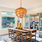 PineGlow | Rustic Wooden Pendant Kitchen Light Fixture with Warm Ambiance 5