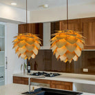 PineGlow | Rustic Wooden Pendant Kitchen Light Fixture with Warm Ambiance 7