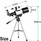 Professional Telescope 300/70mm with Tripod and Phone Mount 4