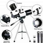 Professional Telescope 300/70mm with Tripod and Phone Mount 7