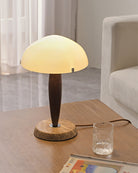 PureGlow – Marble Base Table Lamp with Glass Top 6