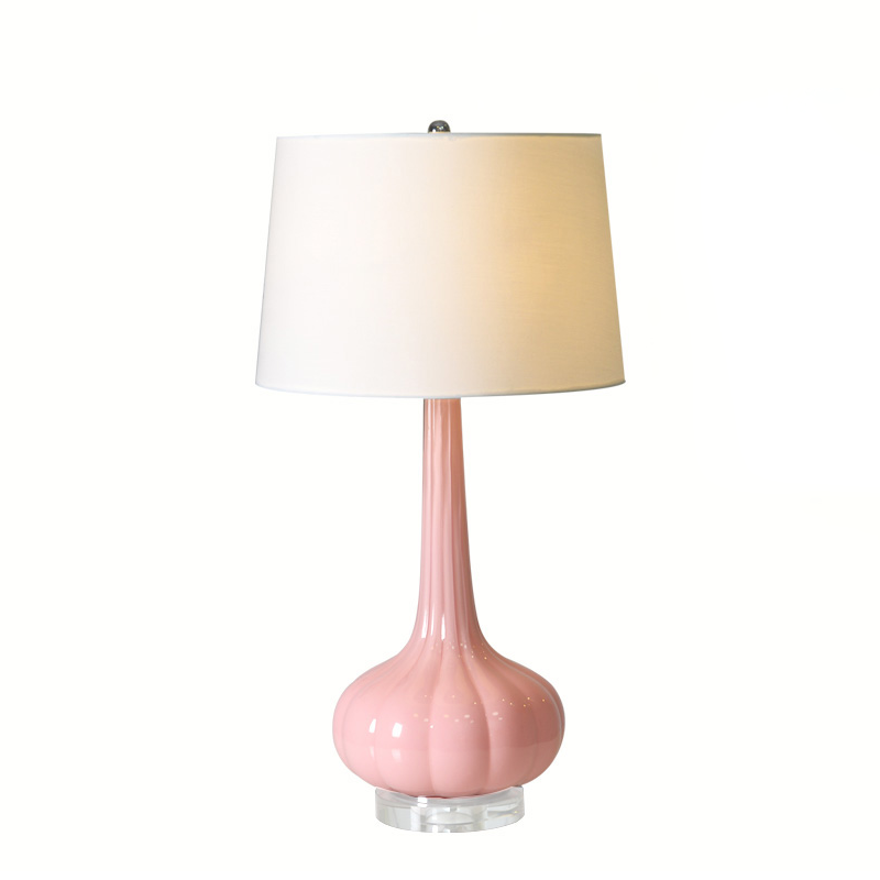PureGlow – Refined Ceramic Table Lamp with Soft White Shade 0