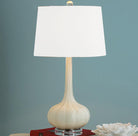 PureGlow – Refined Ceramic Table Lamp with Soft White Shade 7