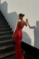 RheaGlimmer | Elegant Sparkling Sequin Mermaid Evening Gown 1