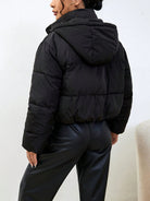Ruby | Women's Cropped Hooded Puffer Winter Jacket 2