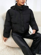 Ruby | Women's Cropped Hooded Puffer Winter Jacket 3