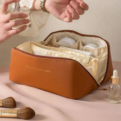 Make-up-Organizer für Damen – Kosmetiktasche mit Reißverschluss für Reisen