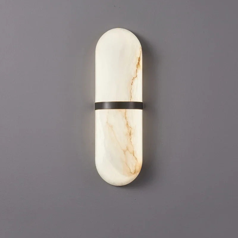 ScandiGlow – Minimalist Marble Wall Light for Contemporary Spaces 3