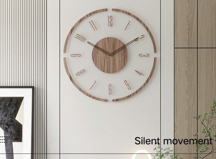 ScandiTime – Nordic Style Solid Wood Wall Clock for Minimalist Elegance 2
