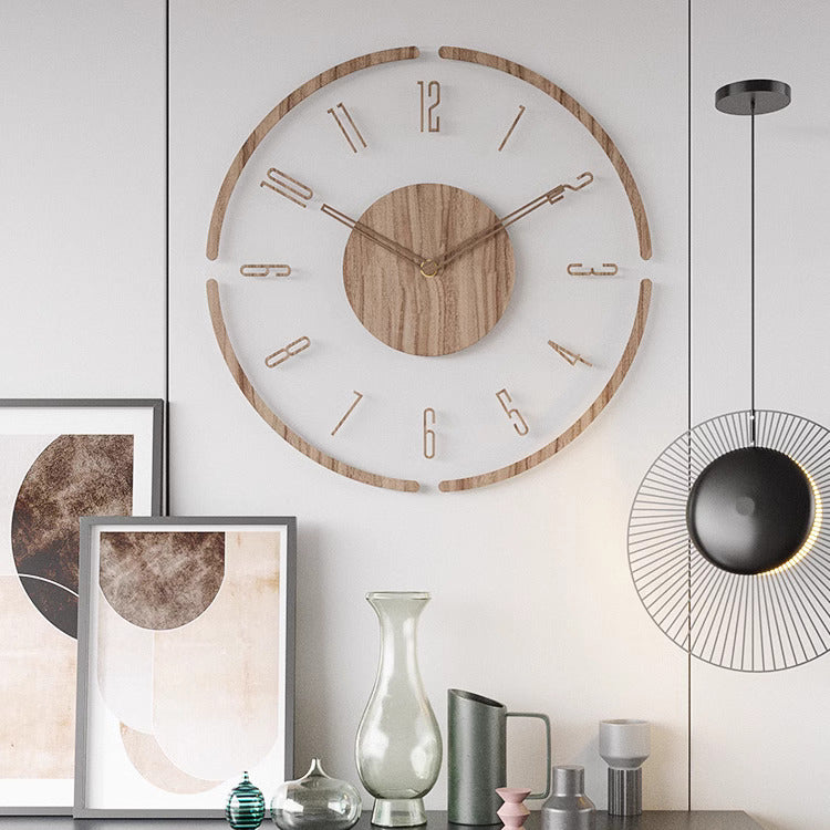 ScandiTime – Nordic Style Solid Wood Wall Clock for Minimalist Elegance 3