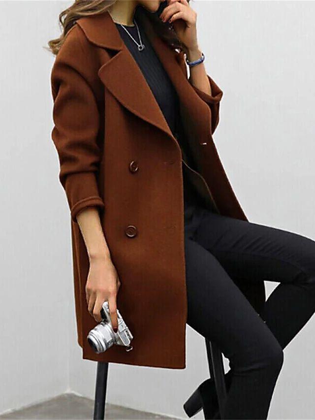 Selena | Classic Black Trench Coat for Women - Stylish Winter Elegance 2