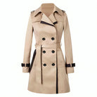 Seraphina | Elegant Double-Breasted Trench Coat – Women's Fall Fashion 0