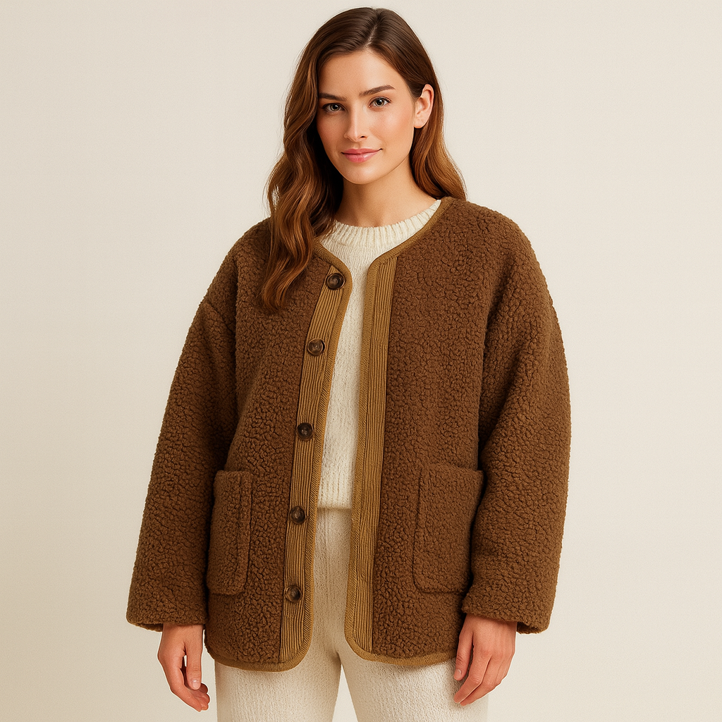 Sienna Cozy | Luxurious Teddy Coat with Oversized Fit 0