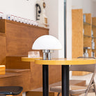 SilverAura – White Table Lamp with Chrome Base 6