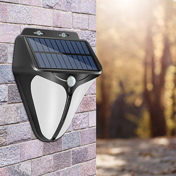 SolaraLight | Outdoor Solar Wall Lantern with Motion Sensor for Security and Ambiance 0