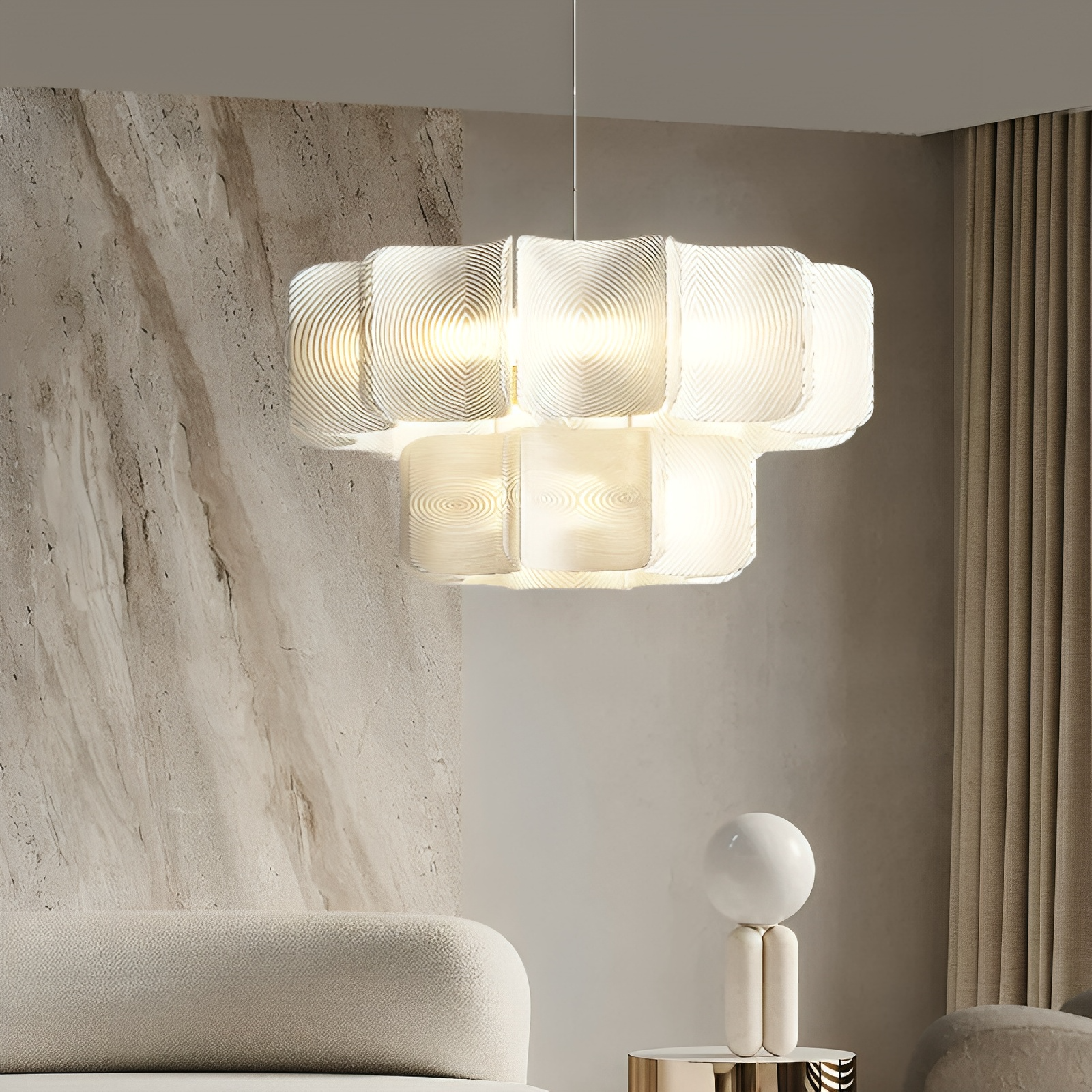 Solvion | Wabi-Sabi Inspired Modern Japanese Chandelier 0