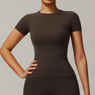 Sophia | Seamless High Elastic Fitness T-Shirt 2