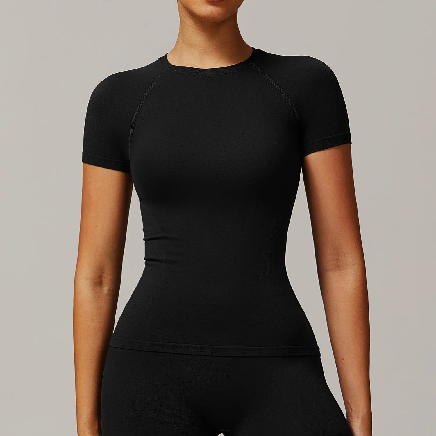 Sophia | Seamless High Elastic Fitness T-Shirt 5