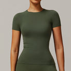 Sophia | Seamless High Elastic Fitness T-Shirt 6