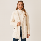 Sophie Valence | Warm Fleece Jacket with Buttons and Hood 1