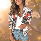 Sustainable women's coat with floral prints – Stylish and lightweight jacket for every season 1