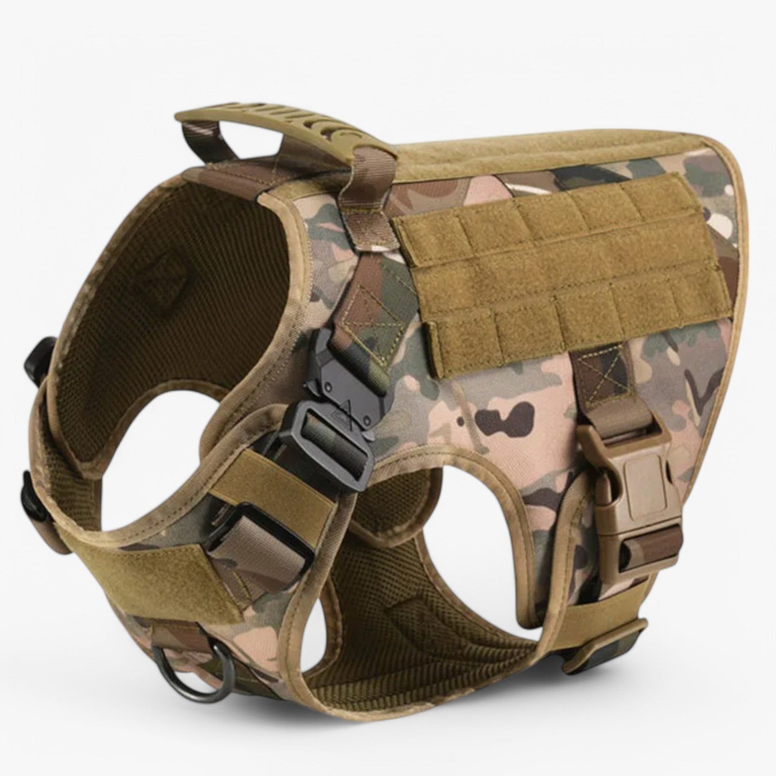Tactical Dog Harness with Handle, Adjustable Fit and Reflective Details for Training and Safety 1