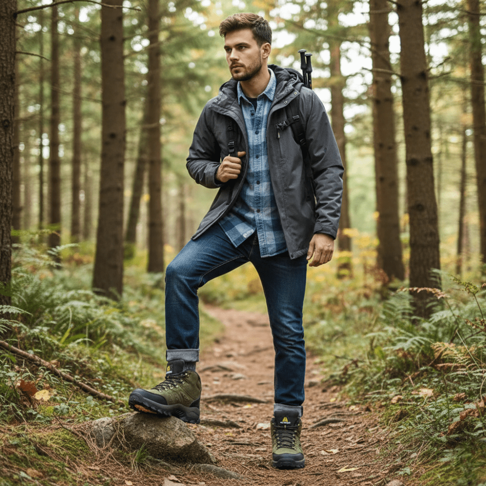 TerraStride | Comfortable Waterproof Hiking Shoes for Outdoor Adventures 4