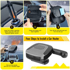 ThermoBlaze | 12V Electric Car Heater – Dual Function Heating & Moisture Control 2