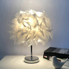 VelvetGlow - Feather Globe Accent Lamp 0