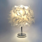 VelvetGlow - Feather Globe Accent Lamp 1