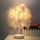 VelvetGlow - Feather Globe Accent Lamp 10