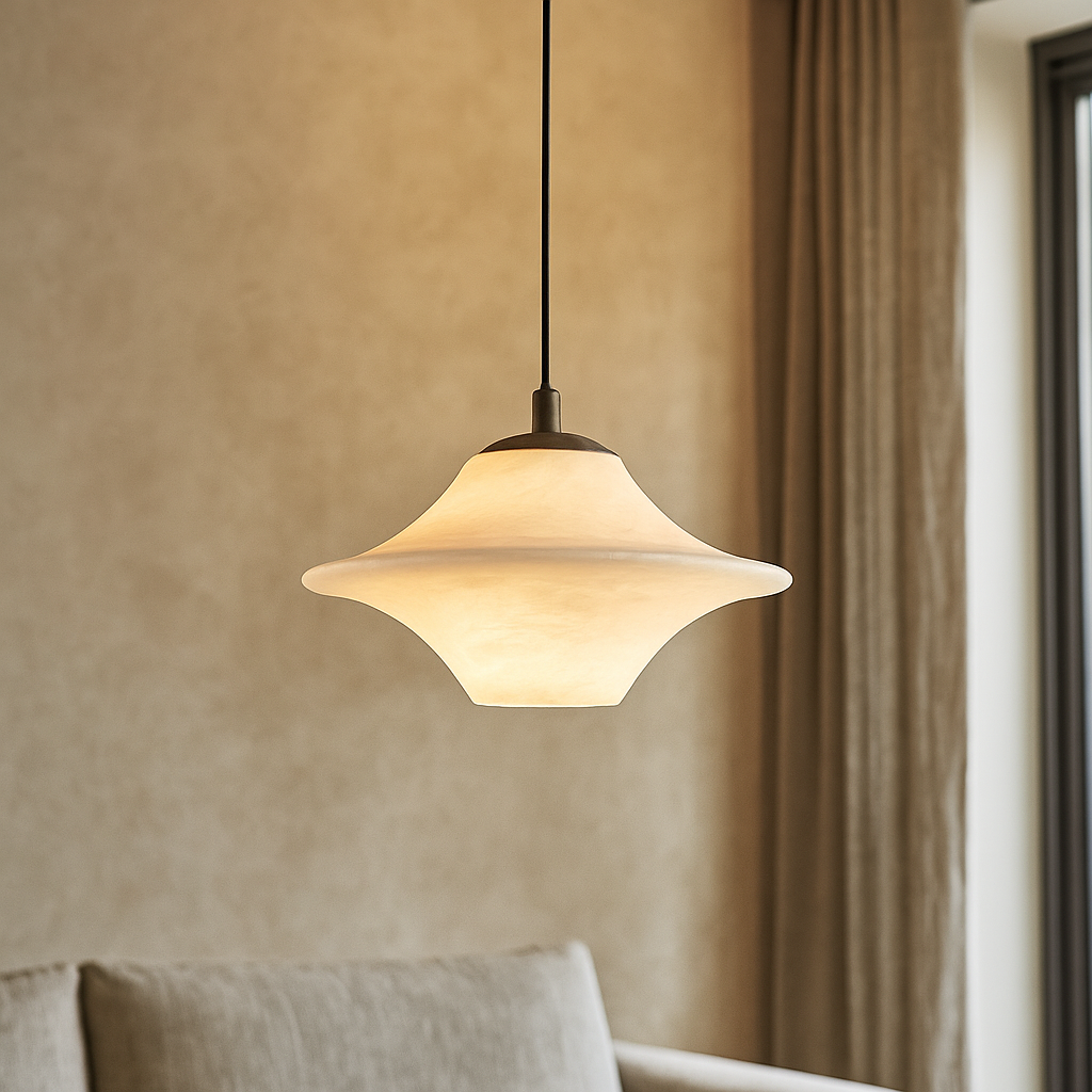 Venyra | Natural Marble Pendant Light for Luxury Interiors 0