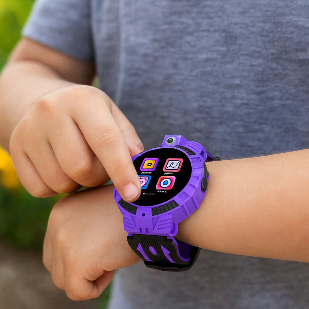 VibrantSnap | Kids Smart Watch – Colorful Interactive Design with Camera and Touch Display 0
