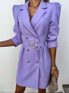 ViennaCharm | Elegant Comfortable Women's Blazer Dress for Versatile Occasions 2