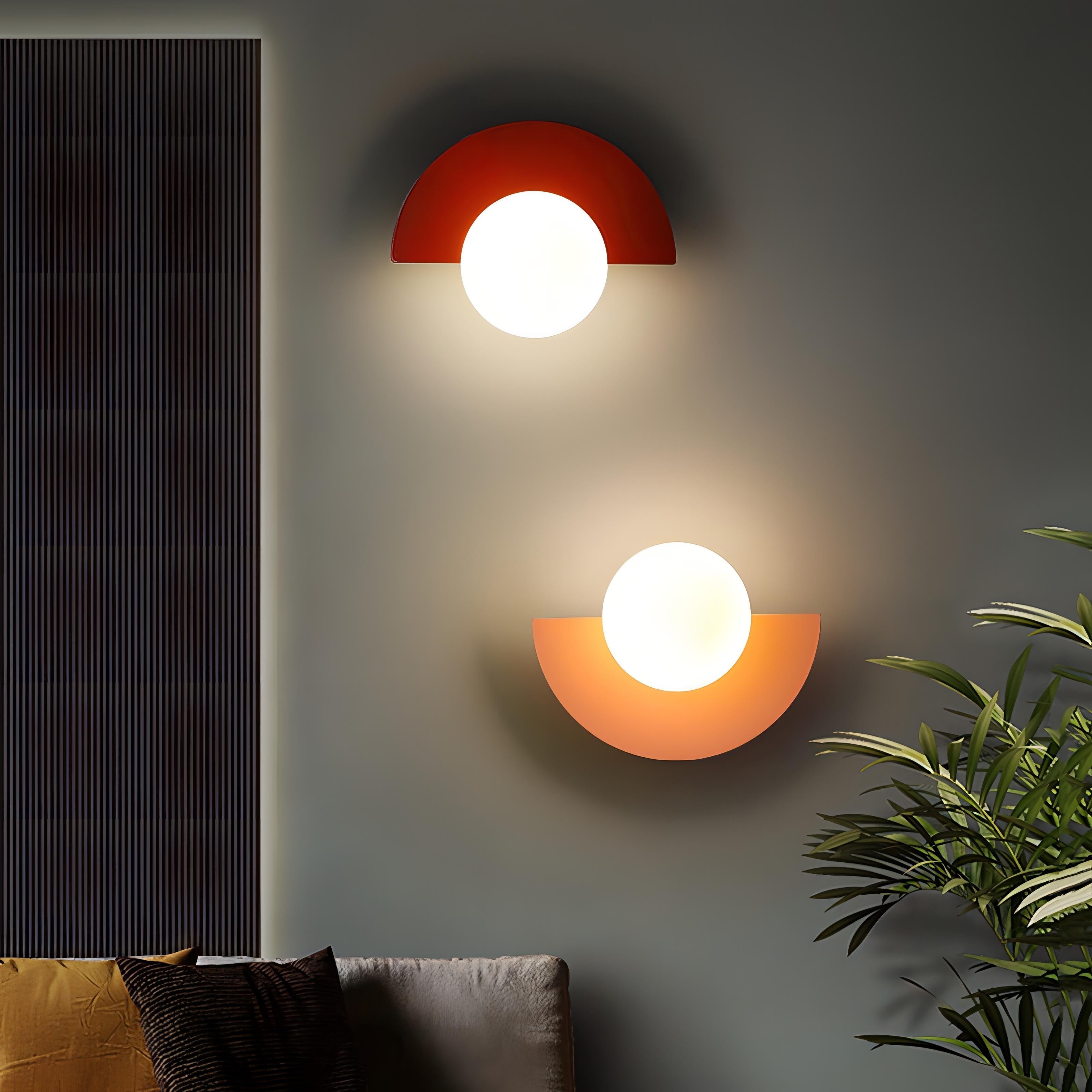 Vionis | Minimalist Nordic Wall Light with Semicircular Design 1