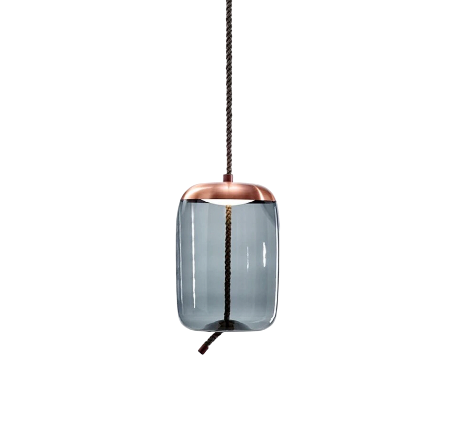 Volith | Hemp Rope Pendant Light in Rose Gold Style 5