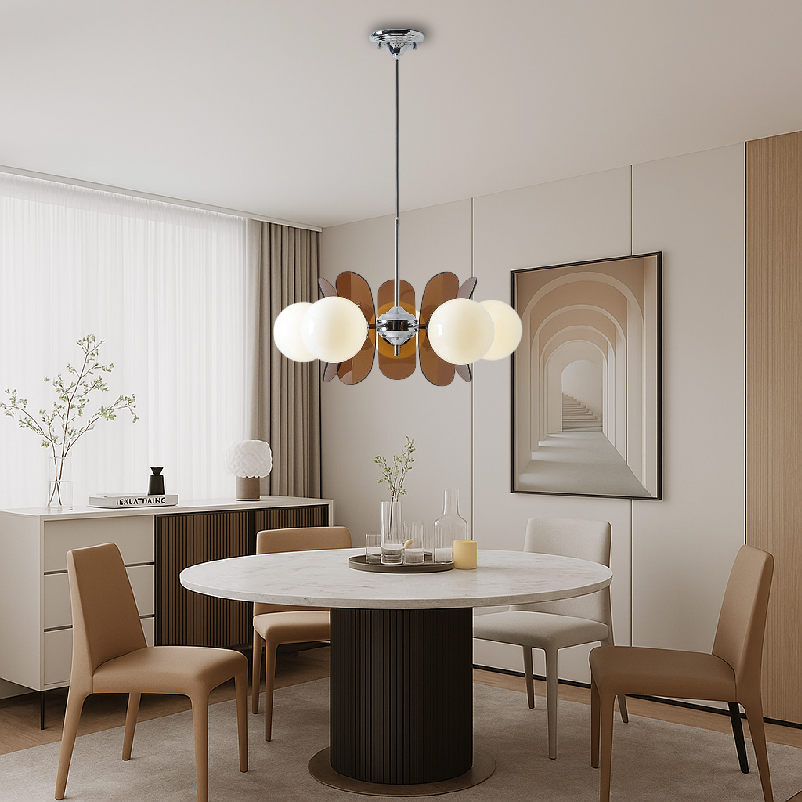 Voltra | Vintage Bauhaus Chandelier for Stylish Homes 3