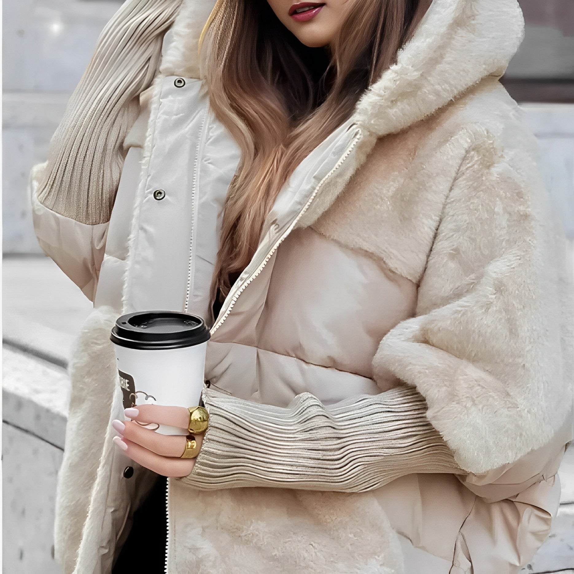 WW | Casual down jacket with padding 0