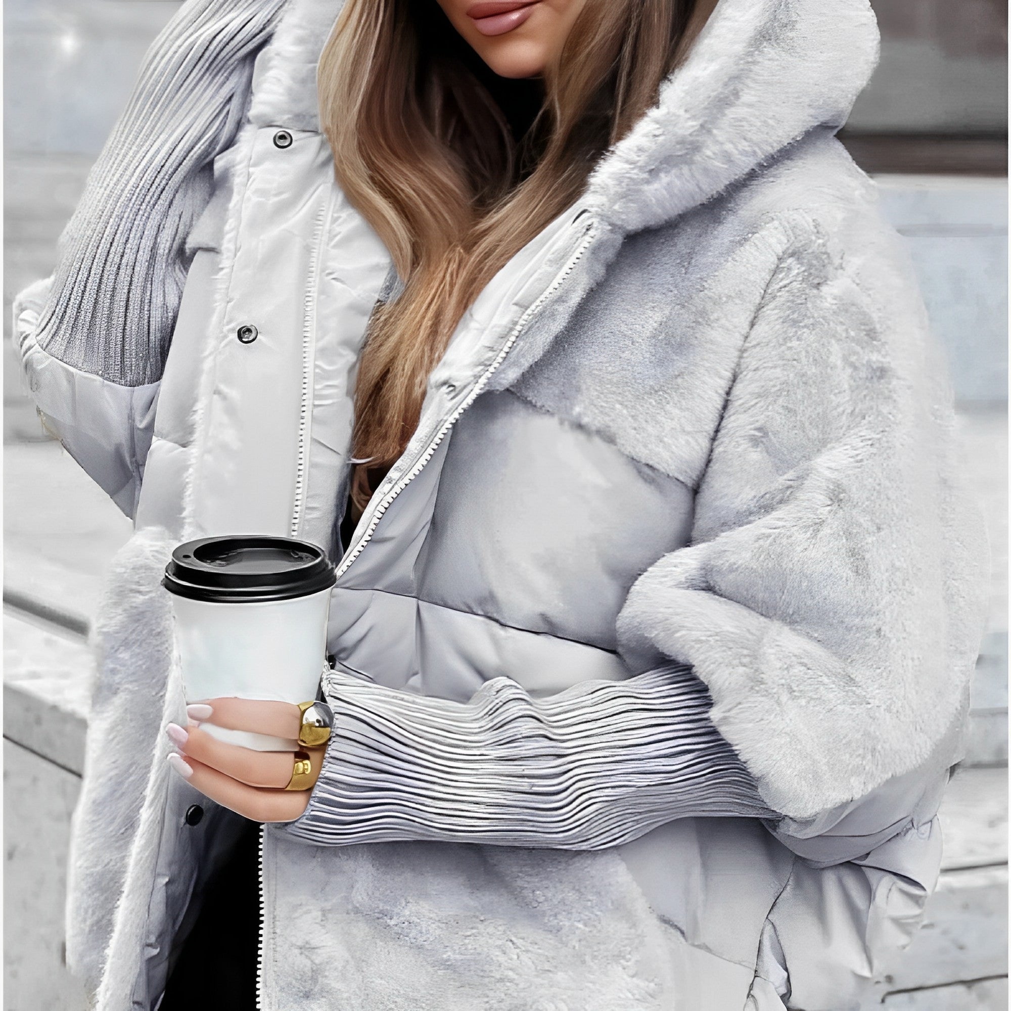 WW | Casual down jacket with padding 2