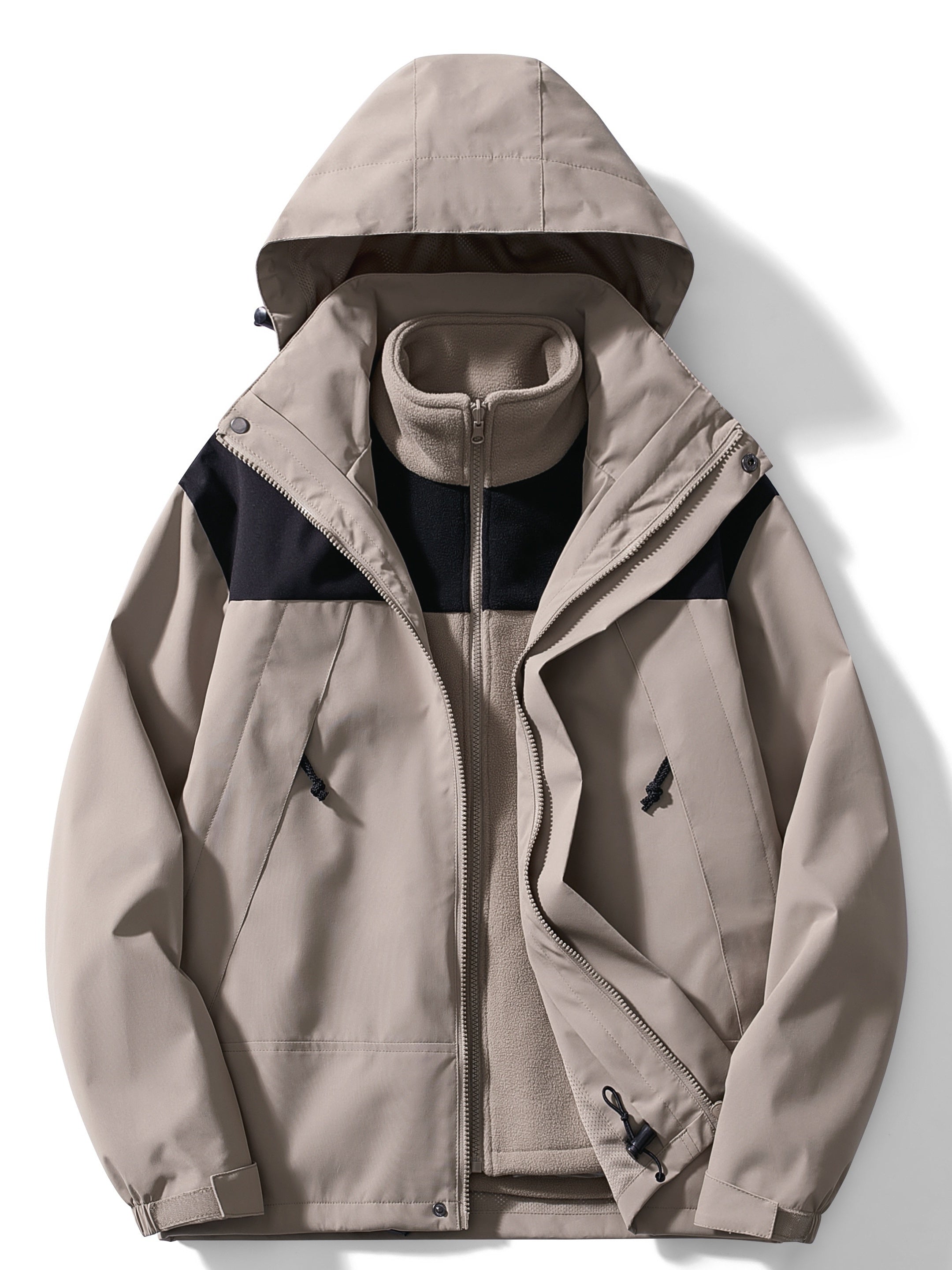 WW | Women's 3-in-1 Hooded Fleece Winter Jacket 7