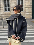 W&W - Statement jacket with scarf 0