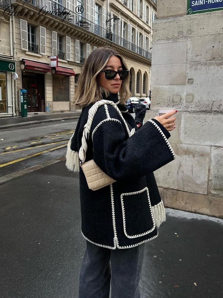 W&W - Statement jacket with scarf 1