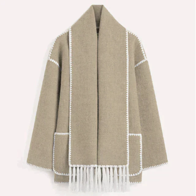 W&W - Statement jacket with scarf 12