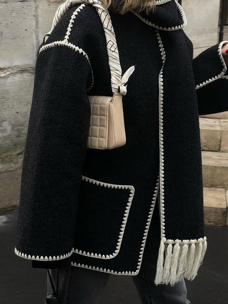 W&W - Statement jacket with scarf 2