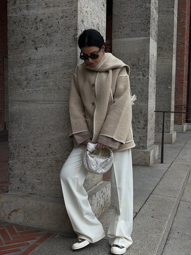 W&W - Statement jacket with scarf 5