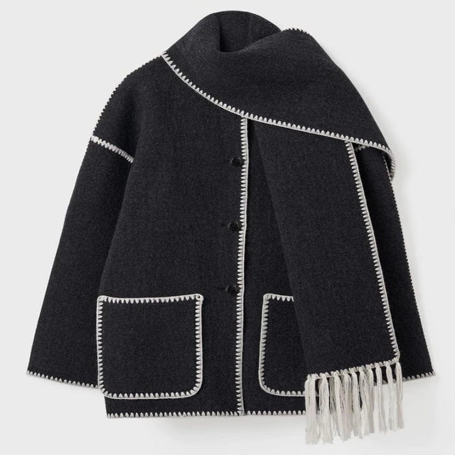 W&W - Statement jacket with scarf 6