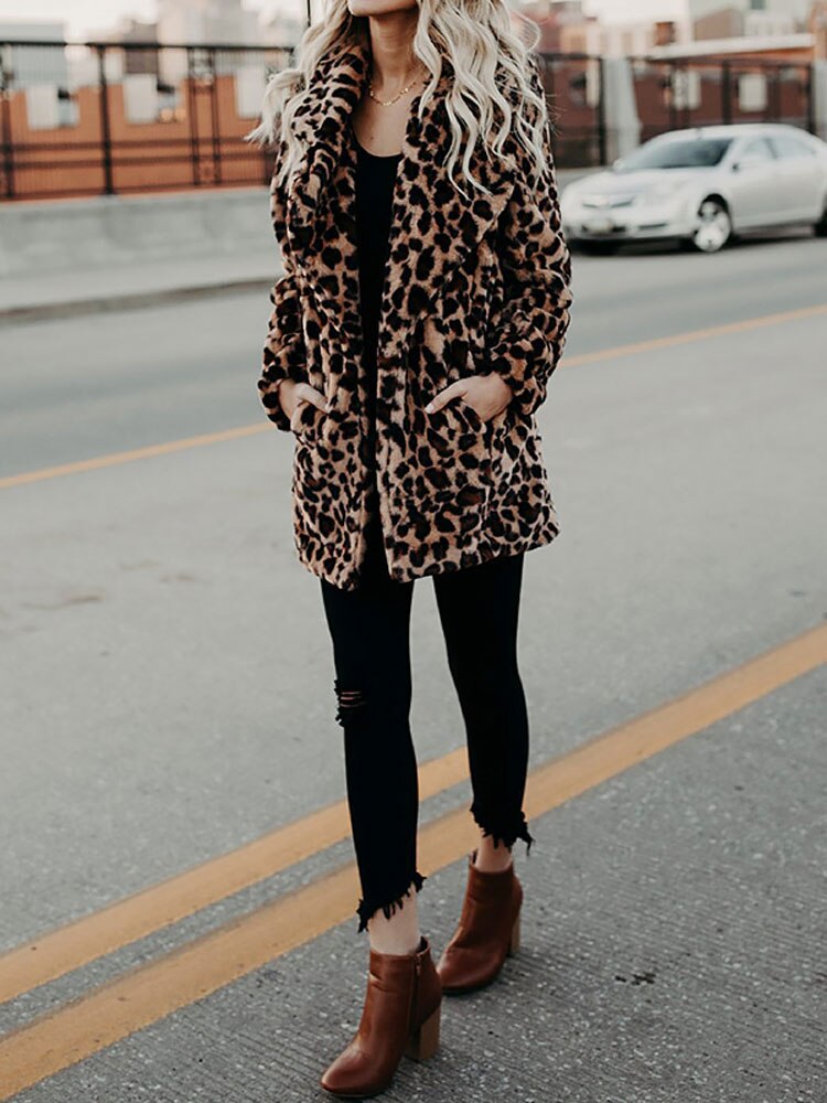 W&W - The best cozy elegance winter plush fur jacket 4