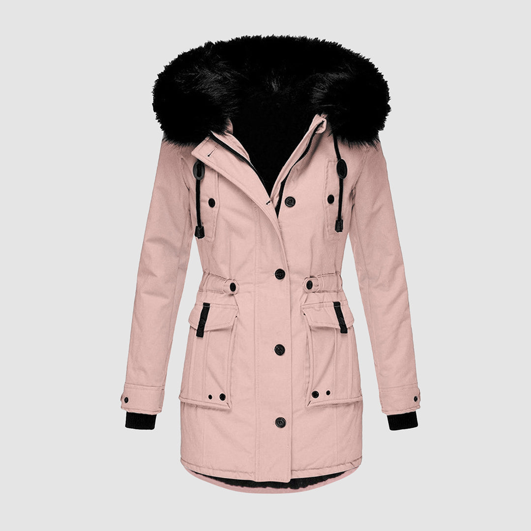 W&W - Waterproof winter jacket with hood for women 11